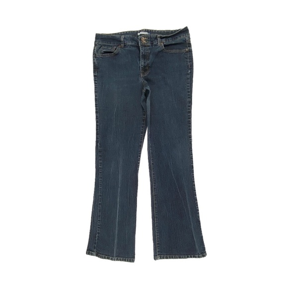 BandolinoBlu Ariana Bootcut Women's size 14 Dark Wash Blue Denim jeans - Picture 1 of 4